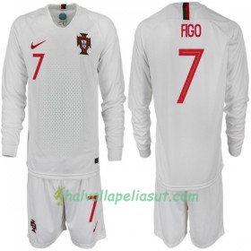 Jalkapallo Pelipaidat Portugali FIGO 7 Lasten World Cup 2018 Vieraspaita Pitkähihainen